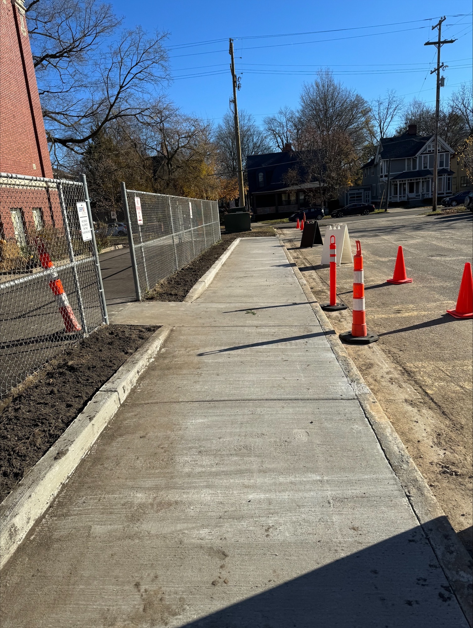 Grand Rapids Montessori exterior work